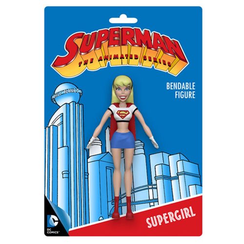 Superman: The Animated Series Supergirl 5-Inch Bendable Action Figure